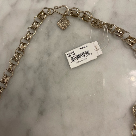 Kendra Scott Harlow Aqua 14K gold Necklace - Picture 8 of 10